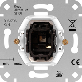 5043.0000.8 Kopp Taster-Sockel o. Abd. Produktbild