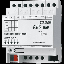 2204.01REGA Jung KNX Analogausgang 4Fach Produktbild