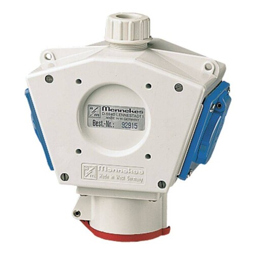 AM92915 MENNEKES Delta Box 1xCEE 5/16 +2xSSD Produktbild Front View L