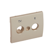 771483 Legrand TV-Abdeckung 2-Loch Galea Life Titanium Produktbild