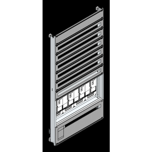 EMZV4-7D OS/TN Mehler Komplett Zähler- verteilereinsatz bxh=915x1775mm Produktbild Front View L