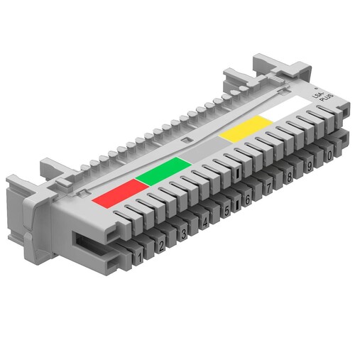 5084008 OBO LSA-A-LEI Anschlussleiste 10 Doppeladern für LSA Plus Produktbild