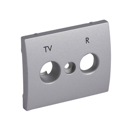771383 Legrand TV-Zentralstück Soft Aluminium Galea-Life Produktbild