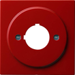 027243 GIRA Abdeckung+Tragring Geräte mit 22,5 mm S-Color Rot Produktbild