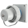AM 10852 Mennekes Schuko-Anbaugeräte- stecker blau 16A 2p+E 230V IP68 Produktbild front S