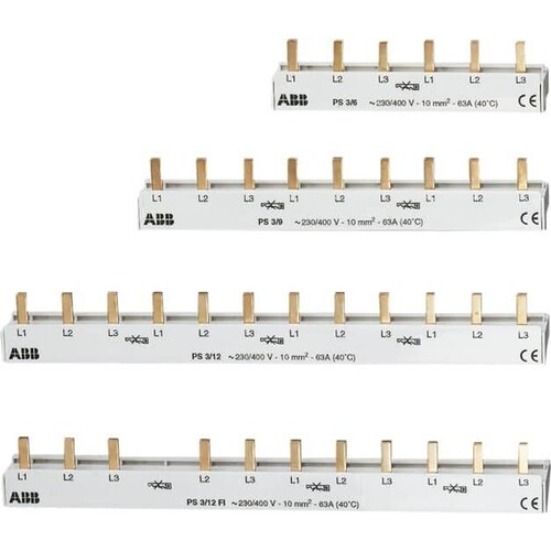 2CDL231001R1006 ABB Dreiphasige Phasenschiene PS 3/6 Produktbild Front View L