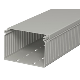 6178061 OBO Verdrahtungskanal LK4 80x120 HxB steingrau RAL 7030 Produktbild front M