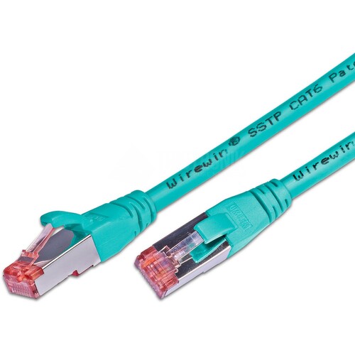 PKW-PIMF-KAT6 0.5 TK Wirewin Patchkabel 0.5m Cat6 RJ45 Türkis Produktbild