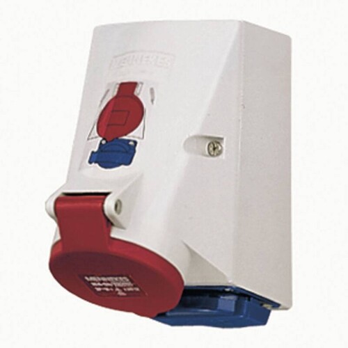 AM 1649 MENNEKES CEE/Schuko-Doppelbox 400V-5X16 Produktbild Front View L