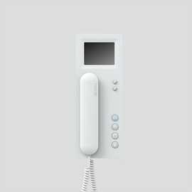 040578 Siedle BTSV 850-03 W Bus- Telefon mit Farbmonitor 8,8cm Weiß Produktbild