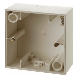 10418982 BERKER S.1 AP-Gehäuse 1fach, we iß glänzend Produktbild front M