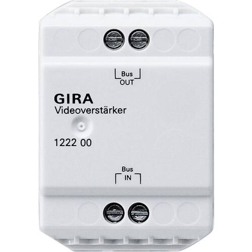 122200 Gira Videoverstärker f. Anlagen mit Leitungslänge bis 300m Produktbild Front View L