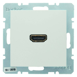 3315428989 BERKER HDMI-Steckdose S1 PWS glänzend Produktbild
