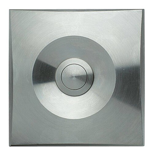 G55541 Grothe EAT S 200 Edelstahl Klingeltaster Eckig AP-Montage Produktbild Front View L