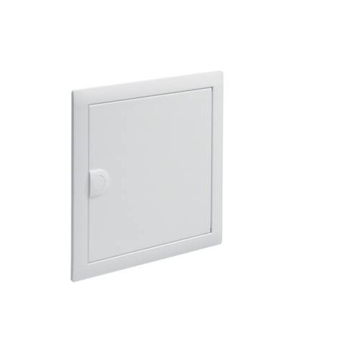 VZ101N Hager Blendrahmen Volta m.Tür 1-reihig Ral9010 Produktbild Front View L