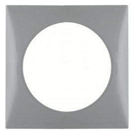 0918272507 Berker Integro Rahmen 1-fach grau glänzend Produktbild
