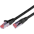 PKW-PIMF-KAT6 0.5SW Wirewin Patchkabel 0.5M CAT6 RJ45 Schwarz Produktbild front S