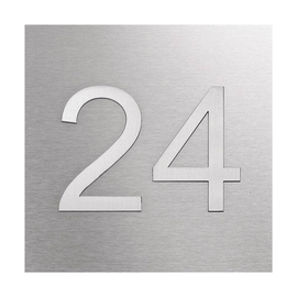 581.025.2 ELCOM HNM-120 Hausnummer-Modul zweistellig Edelstahl Matt Produktbild front M