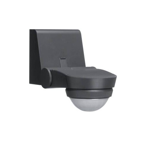 EE841 Hager Bewegungsmelder 360 Grad IP55 anthrazit Produktbild Front View L