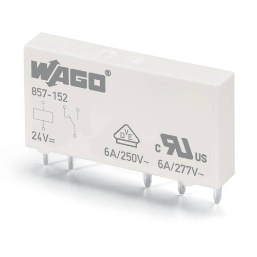 857-152 WAGO RELAIS 5mm 24VDC 1WE Produktbild