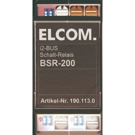 190.113.0 ELCOM BSR-200 i2-BUS Schaltrelais 2pot.freie Kontakte Produktbild