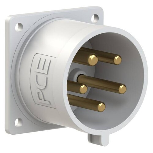 625-1 PCE Anbauger. Stecker 32A/5pol. 1H IP44 Produktbild Front View L