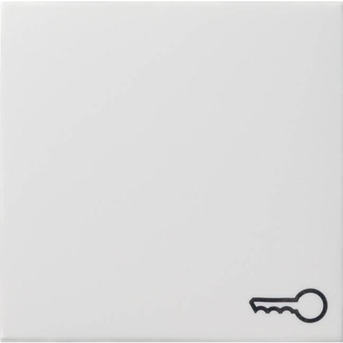 028703 GIRA Wippe Symbol Schlüssel Syste m 55 Reinweiß Produktbild Front View L