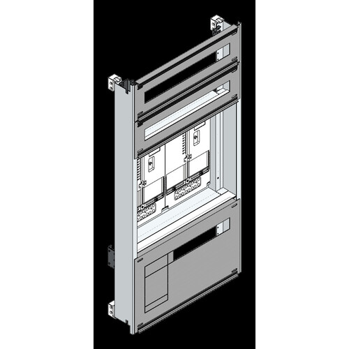 EMZV2-3B OS/TN MEHLER Einsatz für Zählerverteiler,2ZP BxH 505x1000 Produktbild Front View L