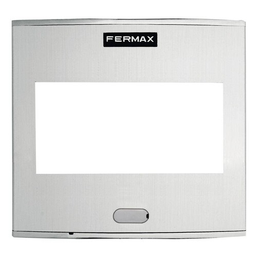 F7341 FERMAX Skyline Rahmen (1xV) silber /chrom, Gr.1 Produktbild Front View L