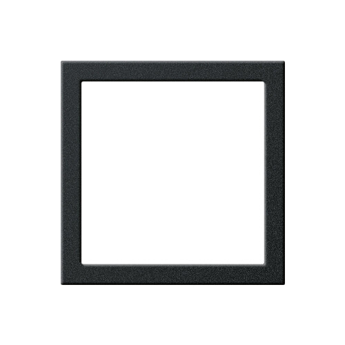264810 GIRA Montagerahmen System 55 schwarz matt Produktbild Front View L