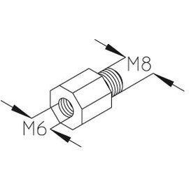 079675 Puk RGW 8/6 Schraube M6 M8 Gewinde Produktbild