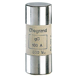 15396 Legrand Zylindersicherung 22x58mm 100A 500V Produktbild