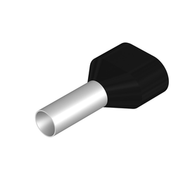 9037320000 WEIDMÜLLER Twin-Adernendhülse H6,0/25 schwarz Produktbild front M