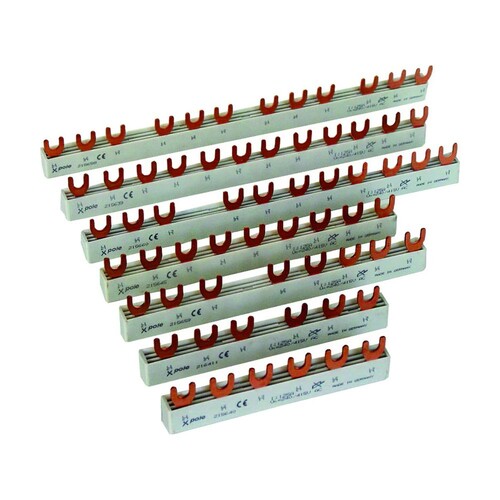 215643 EATON Euro-Vario-Sammelschiene EVG-4PHAS/12MODUL Gabel L1,L2,L3,N Produktbild Front View L
