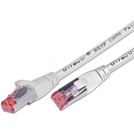 PKW-PIMF-KAT6 0.5 WS Wirewin Patch- kabel 0,5m CAT6 RJ45 Weiss Produktbild