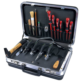 220153 HAUPA Werkzeugkoffer Basic 19-teilig (460x160x310mm) Produktbild front M