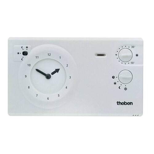 T7840801 Theben Uhrenthermostat RAM 784 s mit Schaltsegmente Produktbild Front View L