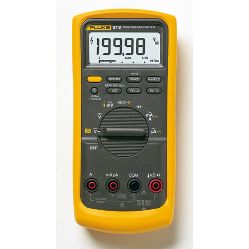 3947858 FLUKE 87V TRMS Multimeter Produktbild Front View L