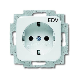 20 EUC/DV-214 Busch-Jaeger Steckdoseneinsatz EDV  alpinweiß Produktbild
