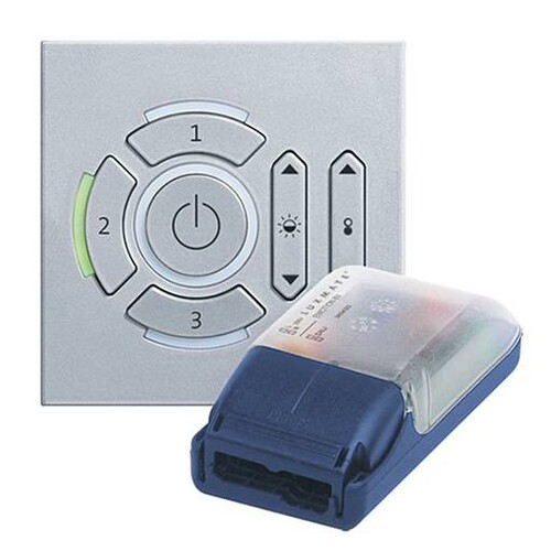 22185168 Zumtobel CIRCLE tune Kit CCS Paket: Bediengerät silber, Produktbild