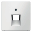 14076089 BERKER Q.1 Zentralstück UAE für Datendose 1fach, polarweiß samt Produktbild front S