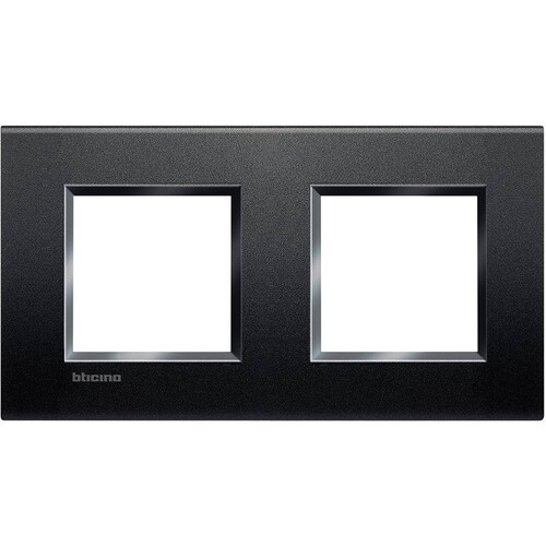 LNA4802M2AR Bticino Light Rahmen ANTHRAZIT 2x2 Mod. Produktbild