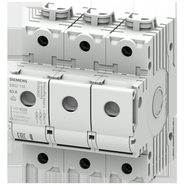 5SG7 133 Siemens Minized Lasttrennschalter 3P 63 Produktbild front M