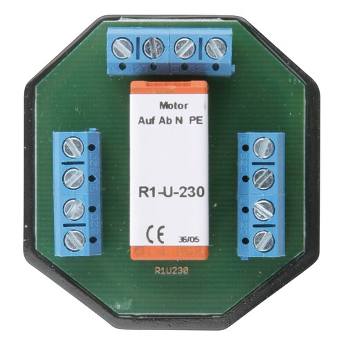 1822107 SOMFY TR1-U-230 Trennrelais 230V für einen Antrieb ohne Dauerphase, AP Produktbild Front View L