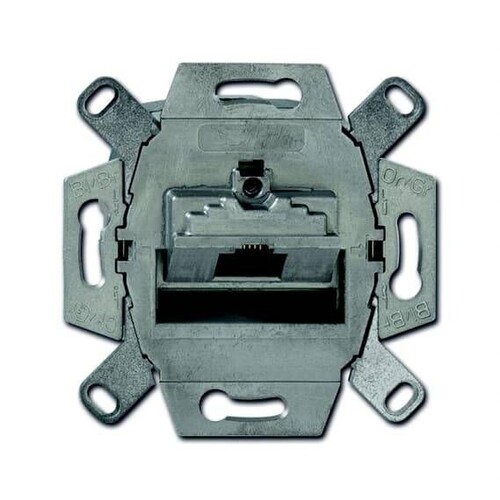 0218/11-101 Busch-Jaeger UAE-Eins. Cat. 6A iso 1x8 0218/11-101 Produktbild Front View L