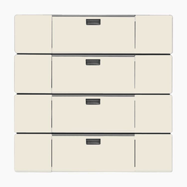 6733-82 Busch-Jaeger 6733-82 4-fach Bedien. WaveLINE Produktbild