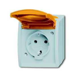 20 EWN-14-53 Busch-Jaeger AP Schuko,orange 20 EWN-14-53 Produktbild