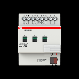 SE/S 3.16.1 STOTZ SE/S 3.16.1 KNX Energieaktor 3f Produktbild front M
