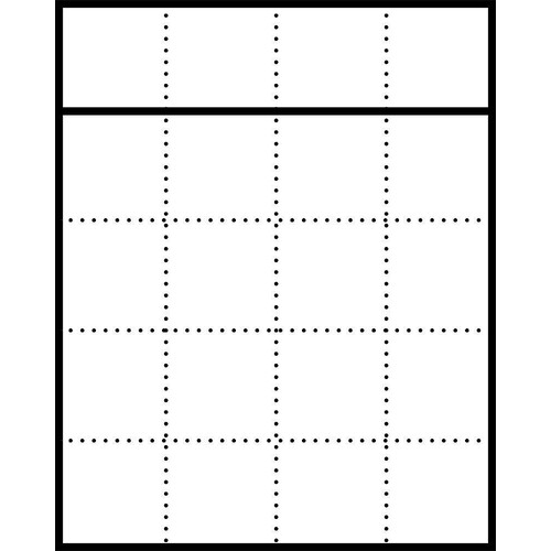 023005 Siedle BGA 611-4/5-0 W Brief- kasten-Modul-Gehäuse Aufputz Weiß Produktbild