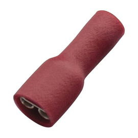 263414 HAUPA Flachsteckhülsen rot 0,5-1,0mm² 6,3x0,8 Nylon vollisoliert Produktbild